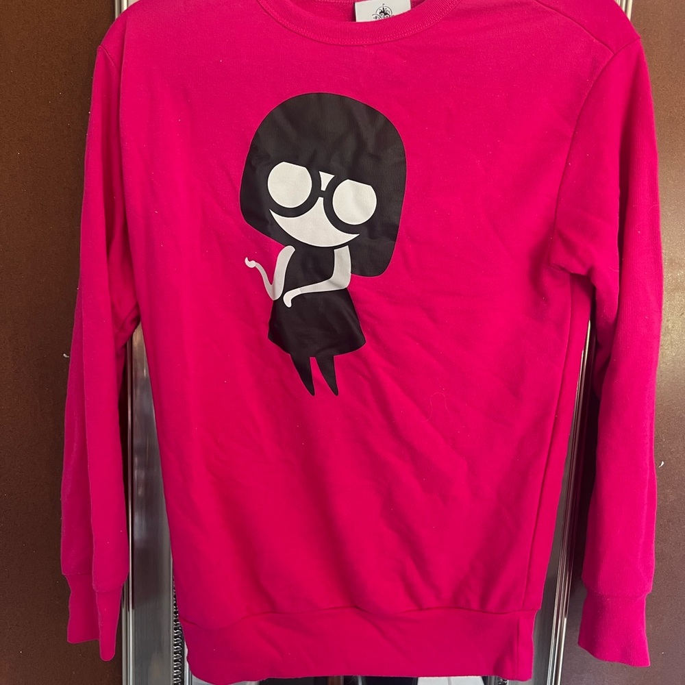 Disney’s Edna Mode Hot Pink Sweatshirt